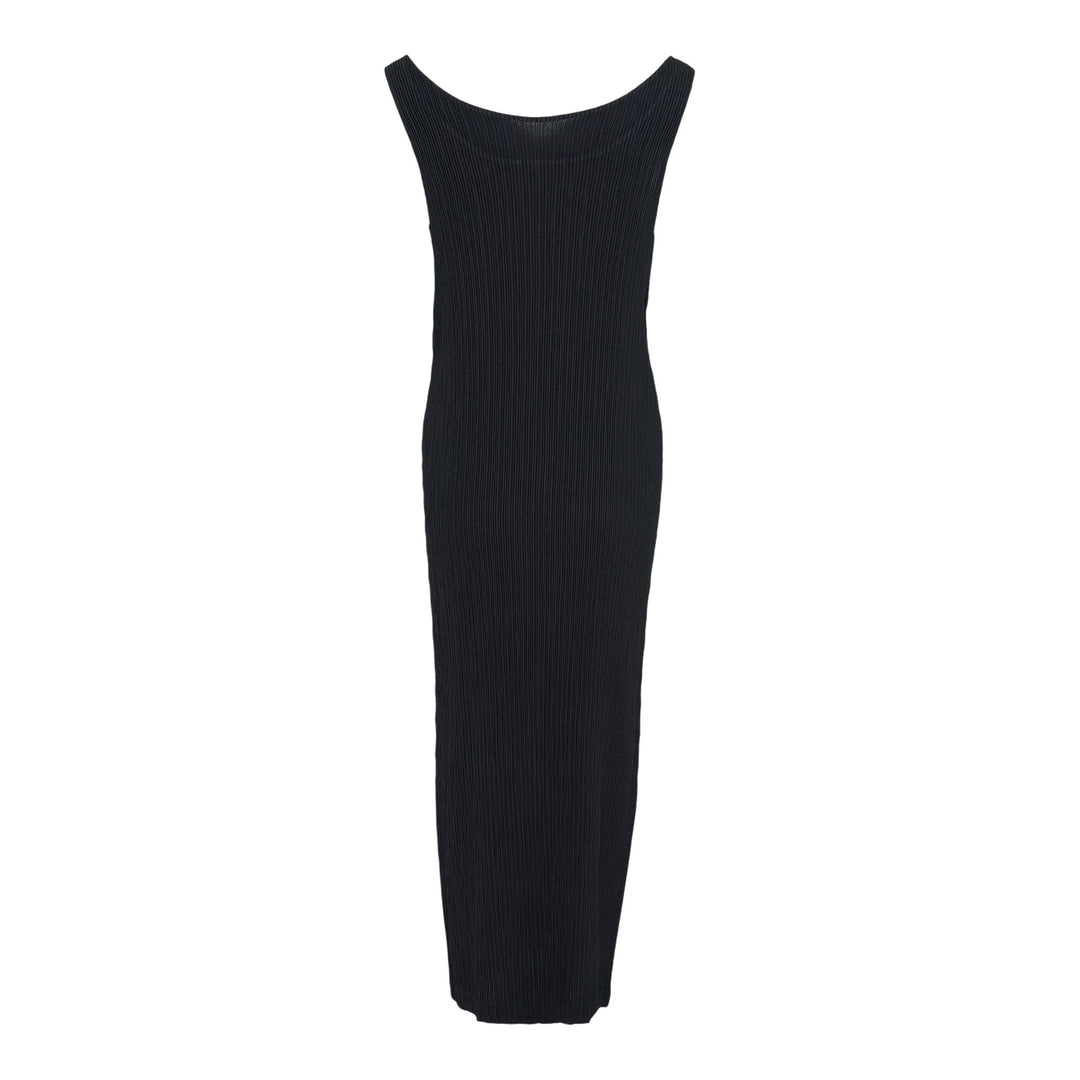 Club21 - ISSEY MIYAKE - Hatching Bottoms Pleated Dress - PLEATED DRESSES - Black