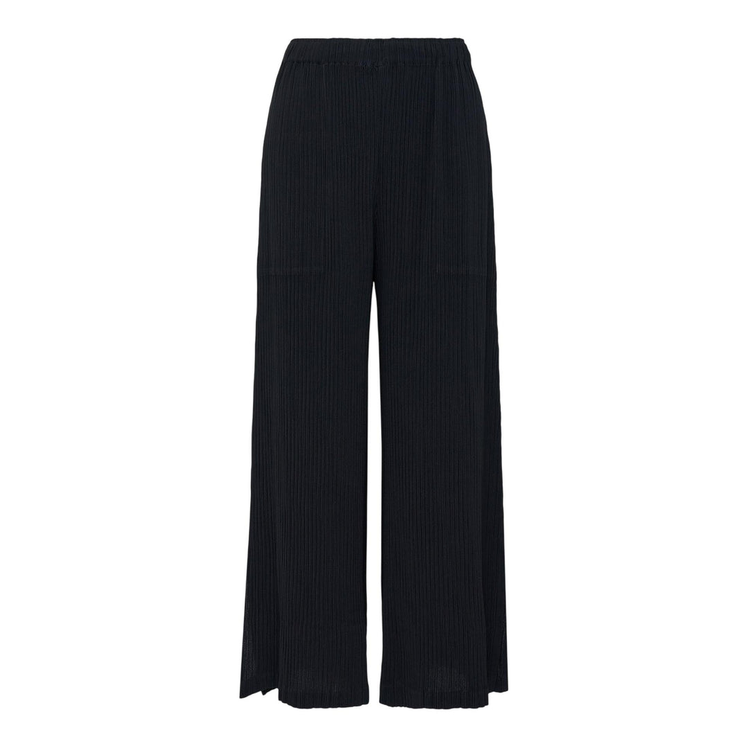Club21 - ISSEY MIYAKE - Hatching Bottoms Pleated Pants - PLEATED PANTS - Black