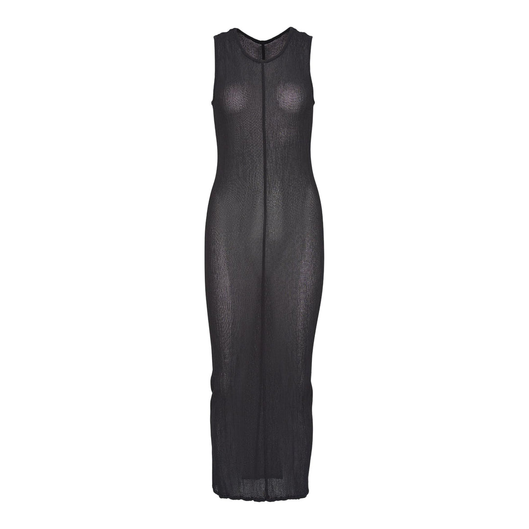 Club21 - ISSEY MIYAKE - Karami Knit Dress - KNIT DRESSES - Dark Brown