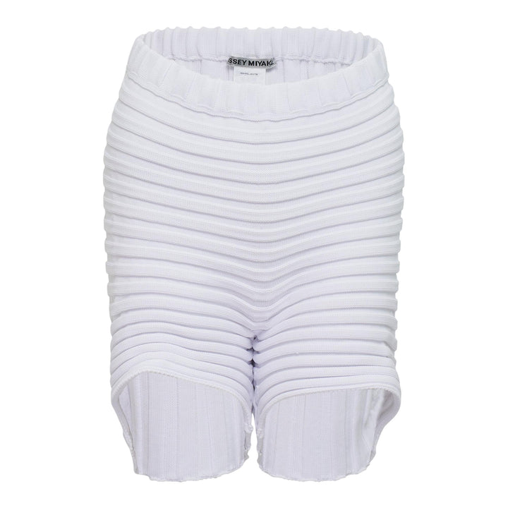 Club21 - ISSEY MIYAKE - Knit As It Is Shorts - SHORTS - White