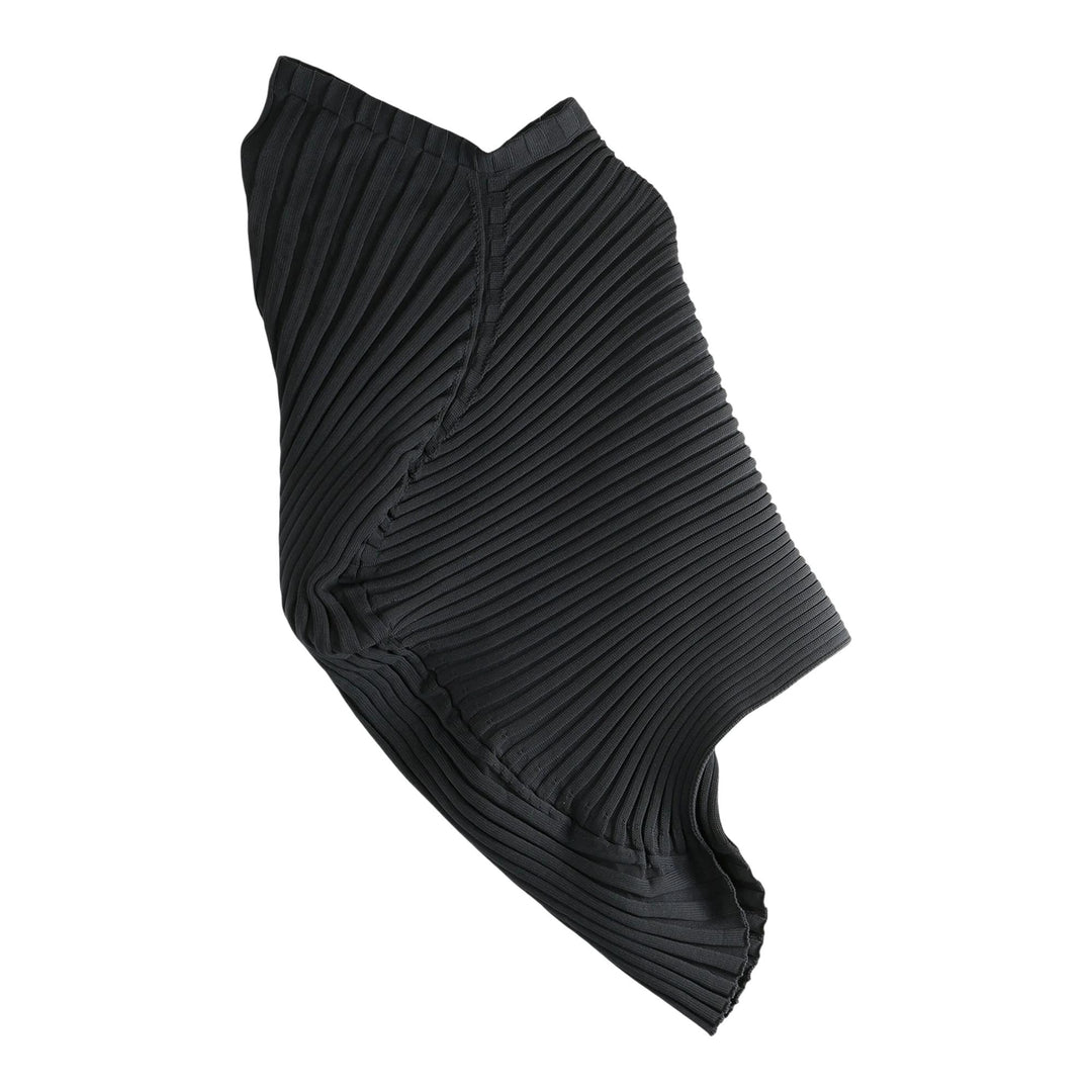 Club21 - ISSEY MIYAKE - Knit (As It Is) Skirt - SKIRTS - Black