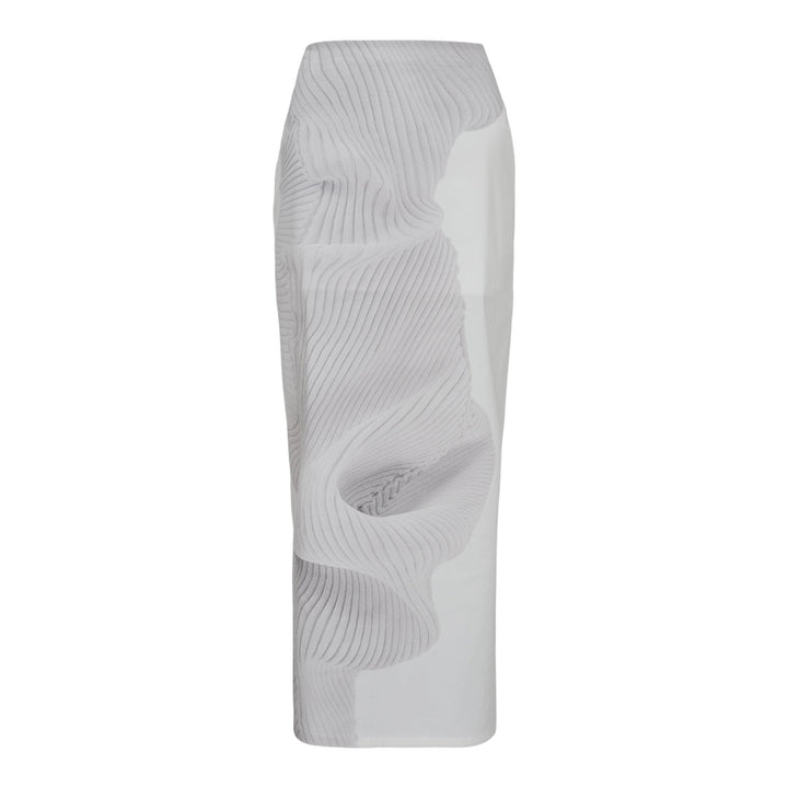 Club21 - ISSEY MIYAKE - Knit As Represented Skirt - SKIRTS - White