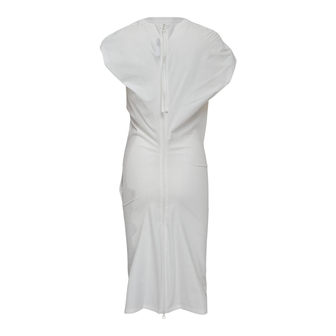 Club21 - ISSEY MIYAKE - Knit As Represented Woven Dress - WOVEN DRESSES - White