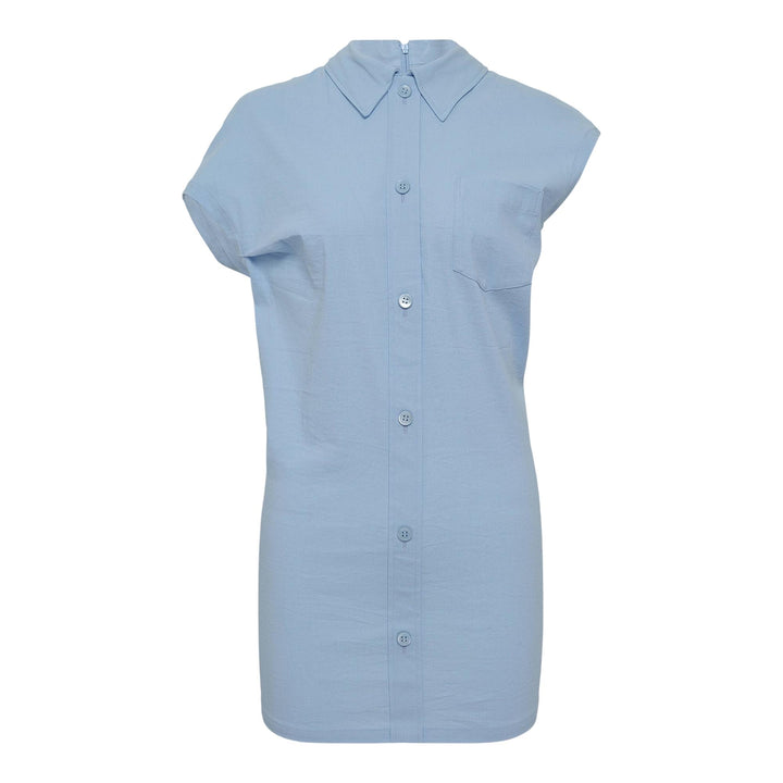 Club21 - ISSEY MIYAKE - Like Torso Like Shirt Woven Top - WOVEN TOPS - Light Blue