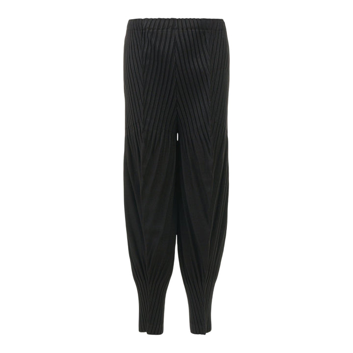 Club21 - ISSEY MIYAKE - Linen Like Pleats Pants - PANTS - Black