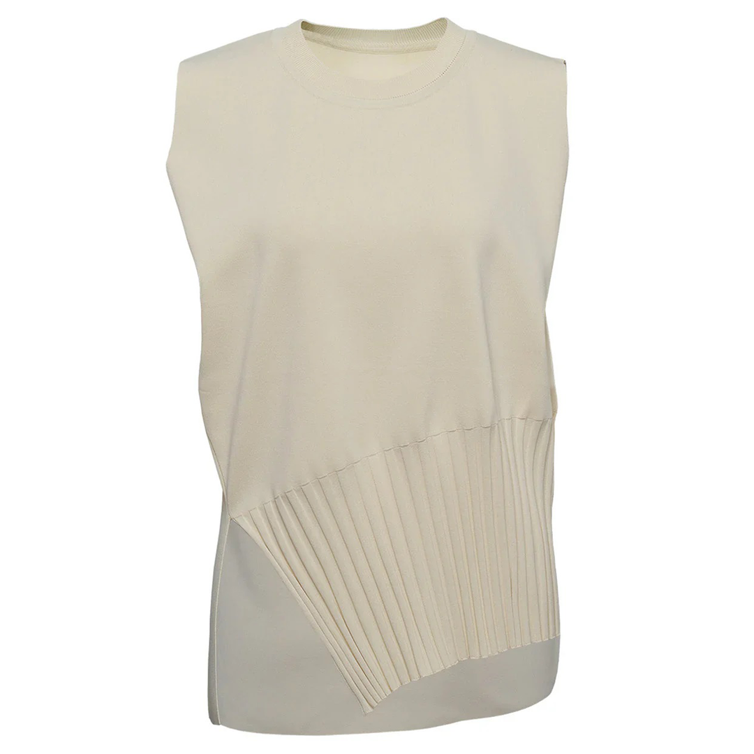 ISSEY_MIYAKE_Lithe_Knit_Sweater_Cream