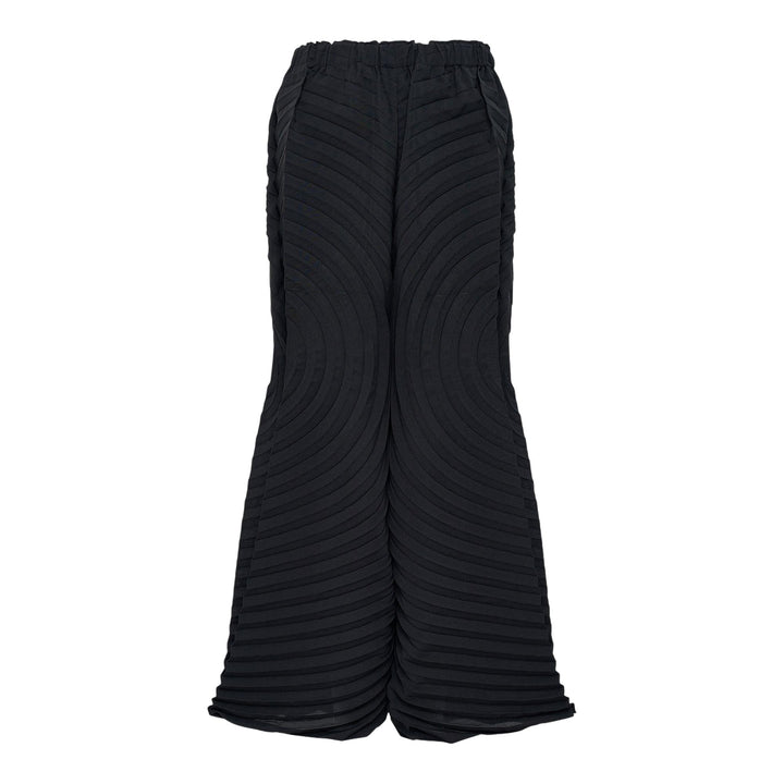 Club21 - ISSEY MIYAKE - Paper Bag Pleats Pleated Pants - PLEATED PANTS - Black