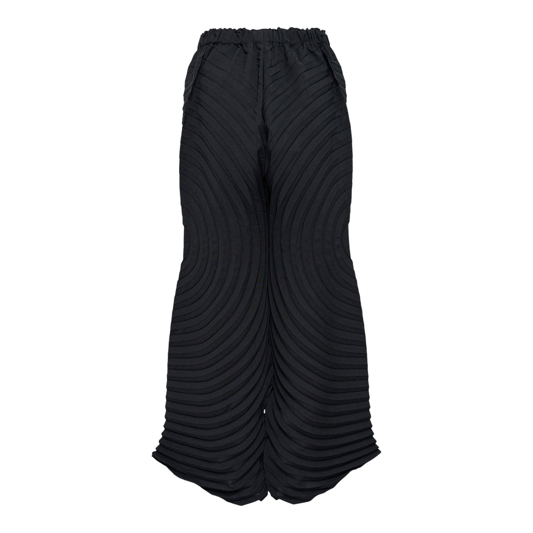Club21 - ISSEY MIYAKE - Paper Bag Pleats Pleated Pants - PLEATED PANTS - Black