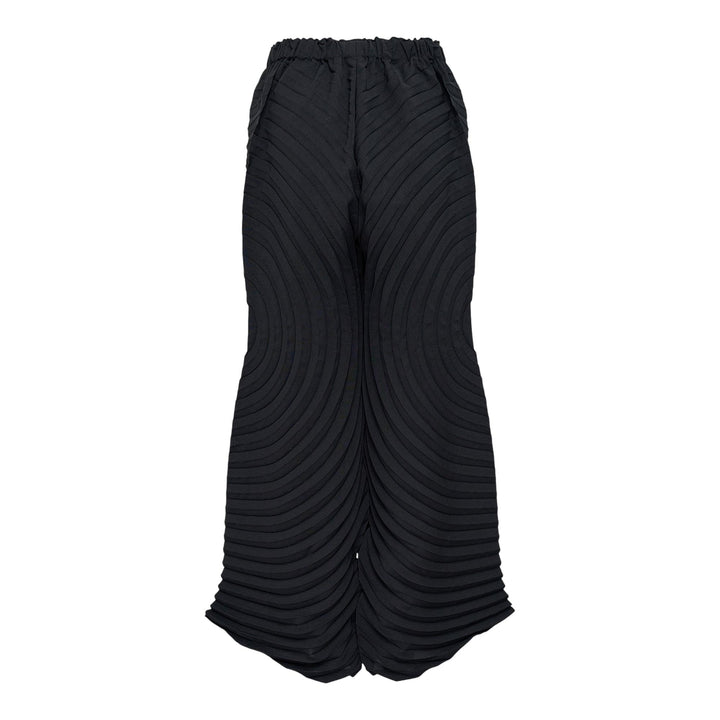 Club21 - ISSEY MIYAKE - Paper Bag Pleats Pleated Pants - PLEATED PANTS - Black
