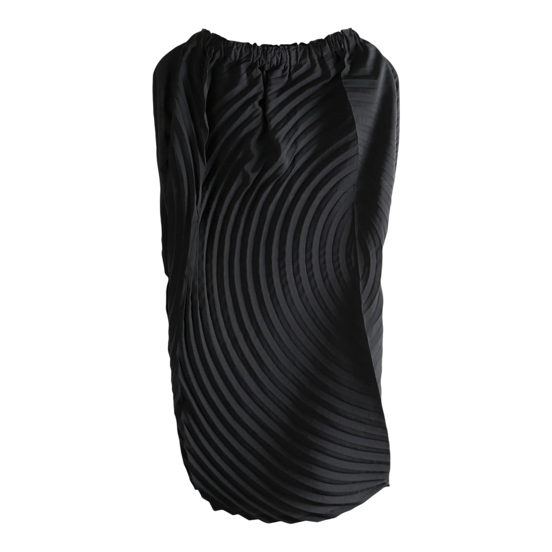 Club21 - ISSEY MIYAKE - Paper Bag Pleats Pleated Skirt - PLEATED SKIRTS - Black