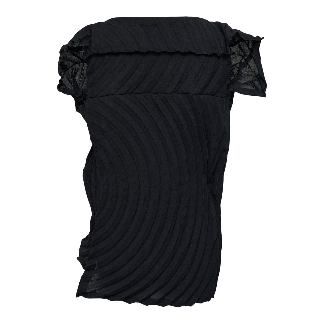 Club21 - ISSEY MIYAKE - Paper Bag Pleats Pleated Top - PLEATED TOPS - Black