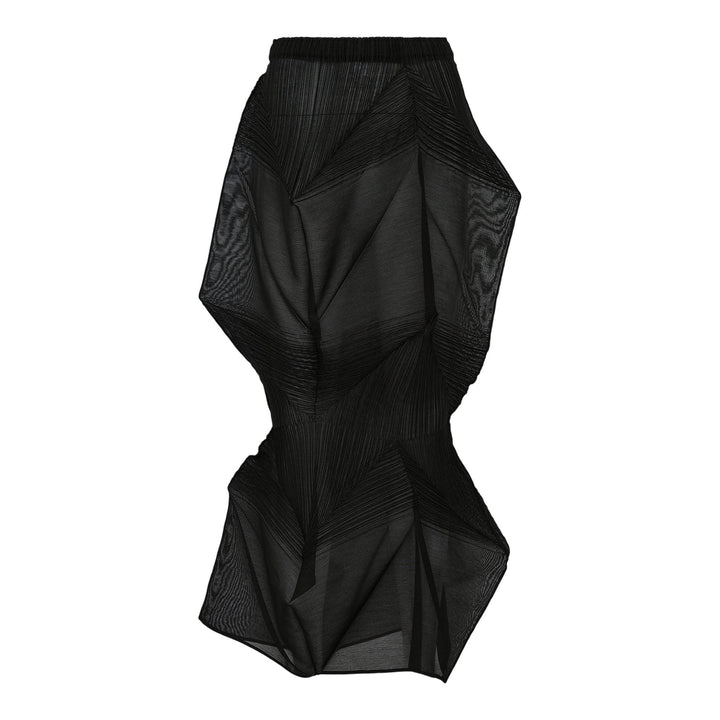 Club21 - ISSEY MIYAKE - Shade And Shaded Pleated Skirt - PLEATED SKIRTS - Black