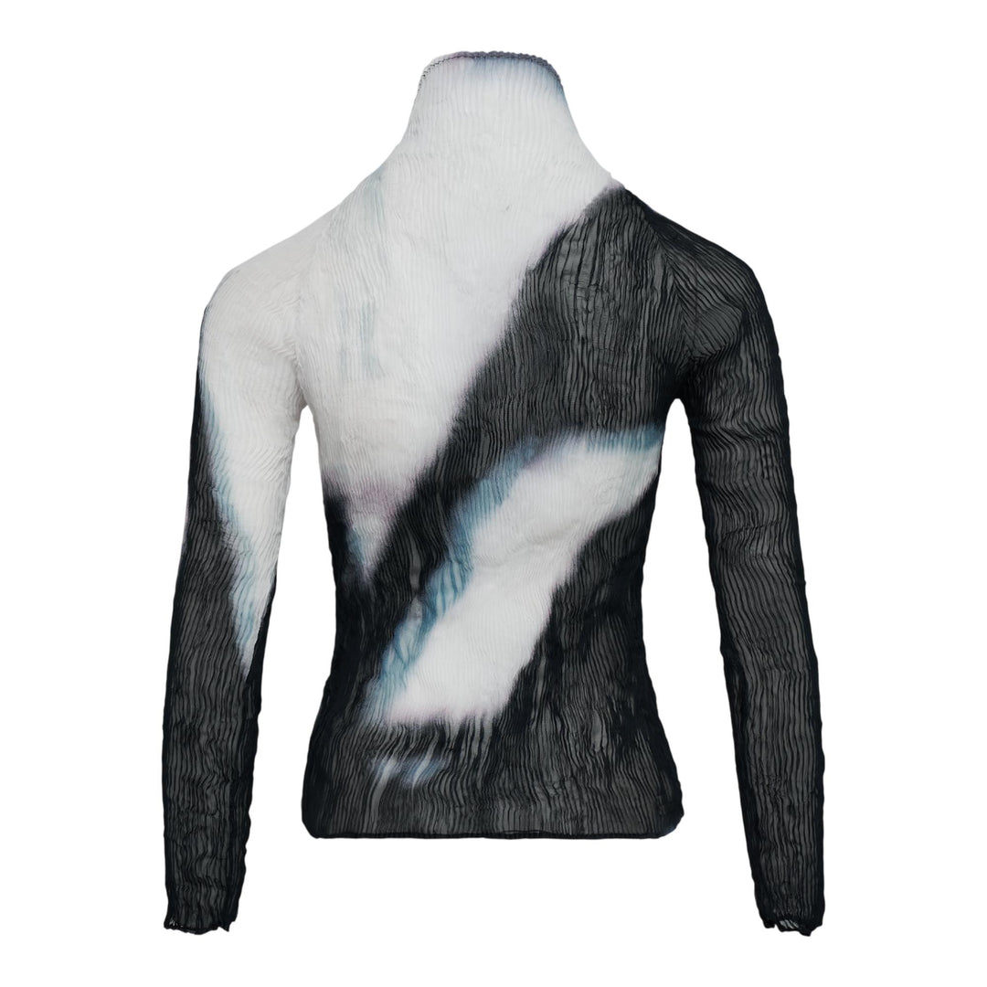 Club21 - ISSEY MIYAKE - Shadow Study Chiffon Twist Woven Top - WOVEN TOPS - Light