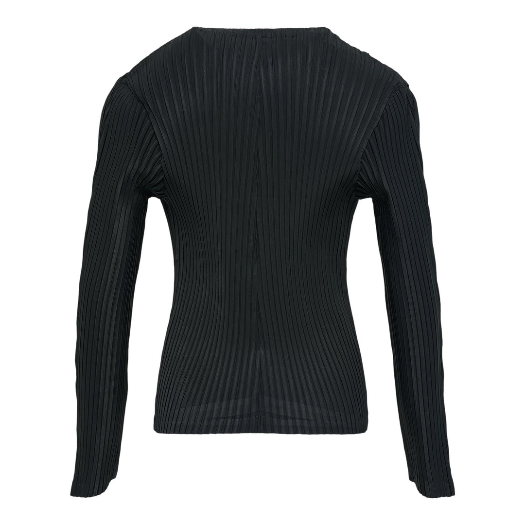 Club21 - ISSEY MIYAKE - Shadow Study Pleats Cardigan - PLEATED CARDIGANS - Black