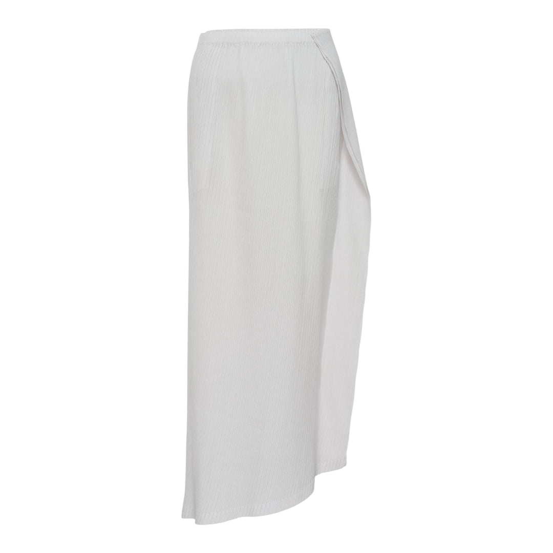 Club21 - ISSEY MIYAKE - Shadow Study Pleats Solid Skirt - PLEATED SKIRTS - Washi White