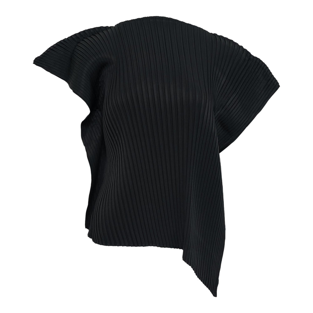 Club21 - ISSEY MIYAKE - Shadow Study Pleats Solid Top - PLEATED TOPS - Black