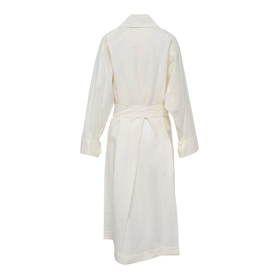 Club21 - ISSEY MIYAKE - Shaped Membrane Coat - COATS - Off-White