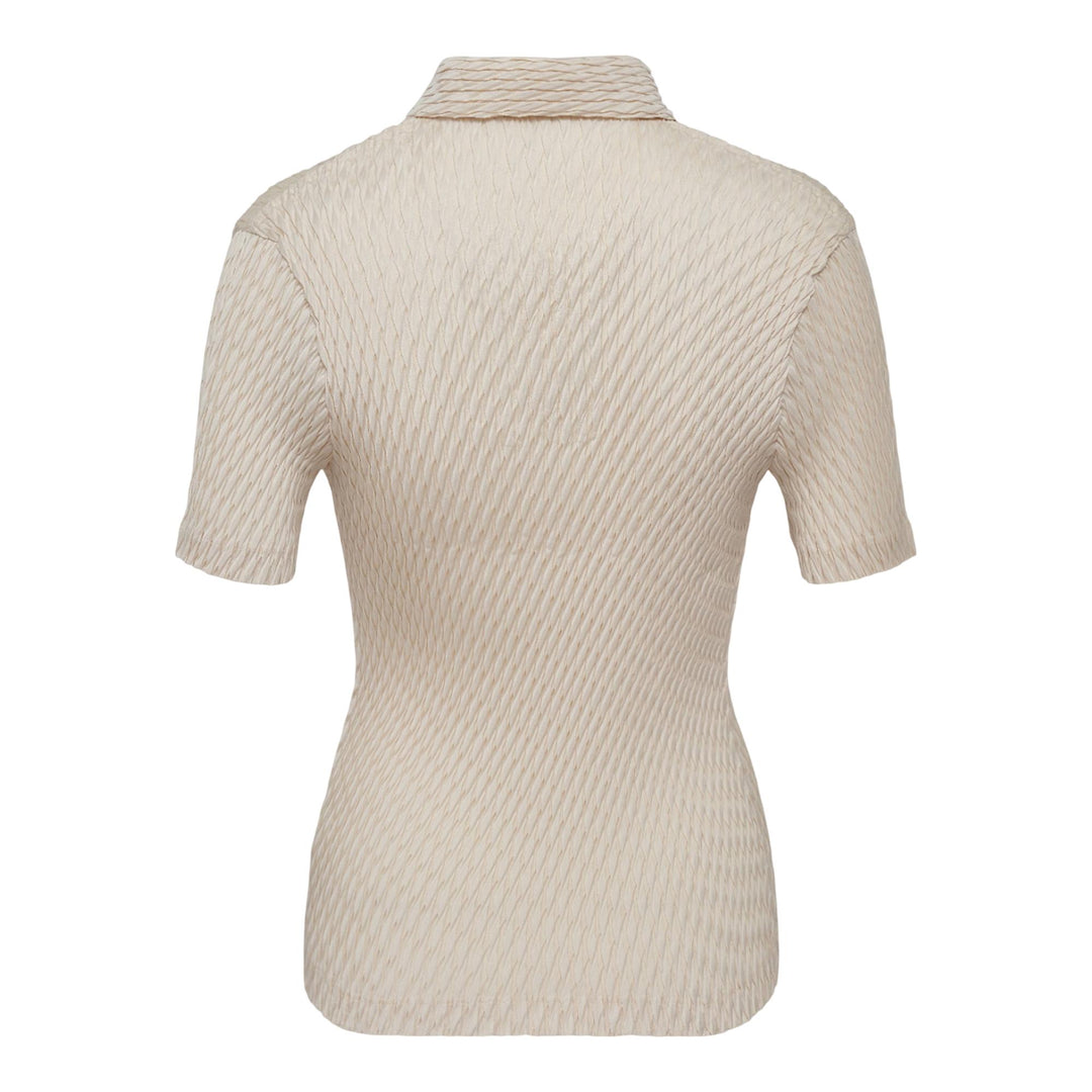 Club21 - ISSEY MIYAKE - Sleek Pleats Pleated Top - PLEATED TOPS - Ivory