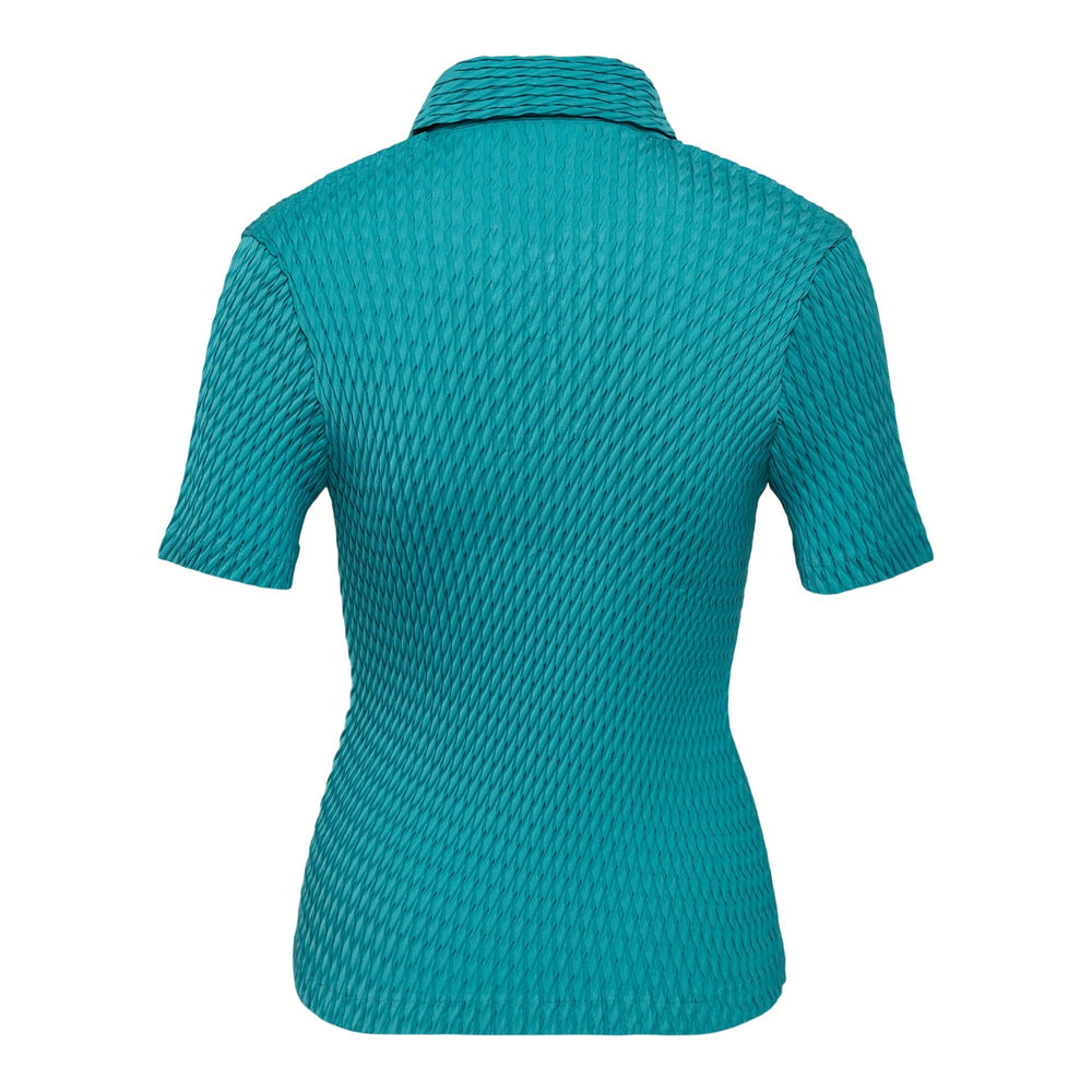 Club21 - ISSEY MIYAKE - Sleek Pleats Pleated Top - PLEATED TOPS - Sui Green