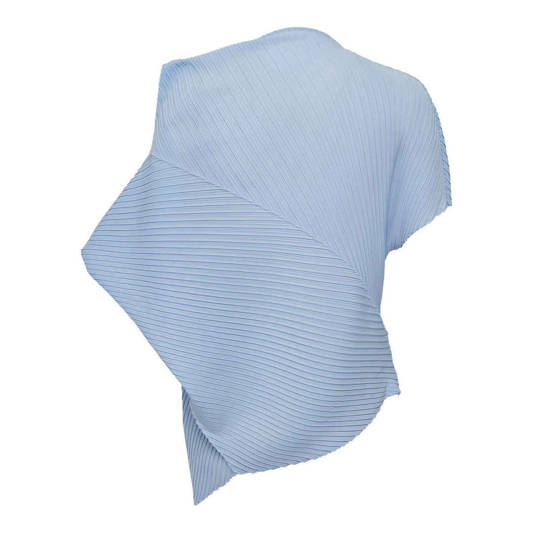 Club21 - ISSEY MIYAKE - Soft Fold Pleats Pleated Top - PLEATED TOPS - Light Blue