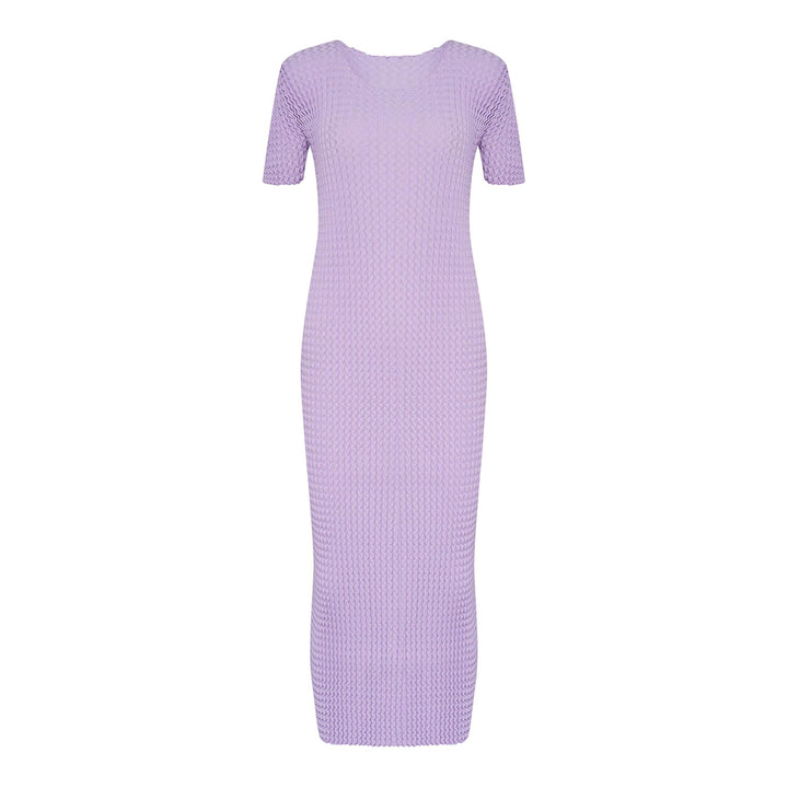 Club21 - ISSEY MIYAKE - Spongy-46 Knit Dress - KNIT DRESSES - Light Purple