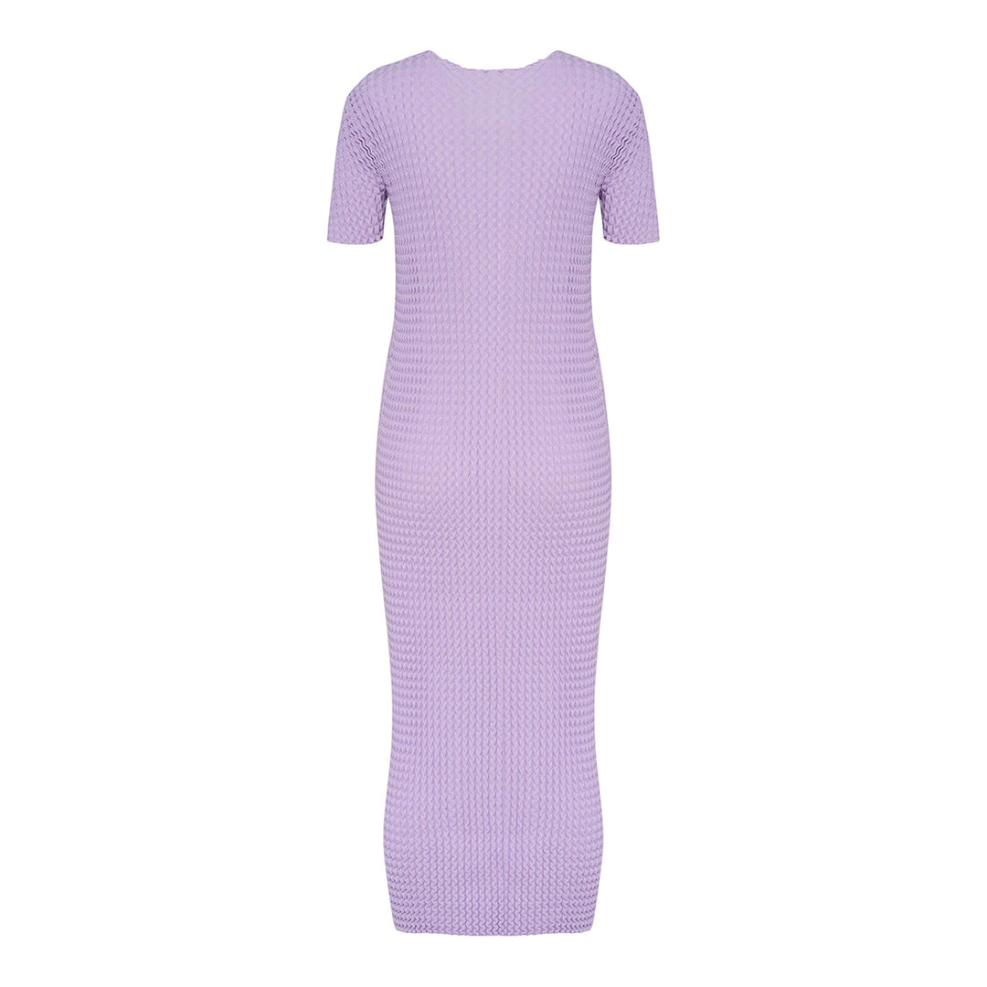 Club21 - ISSEY MIYAKE - Spongy-46 Knit Dress - KNIT DRESSES - Light Purple