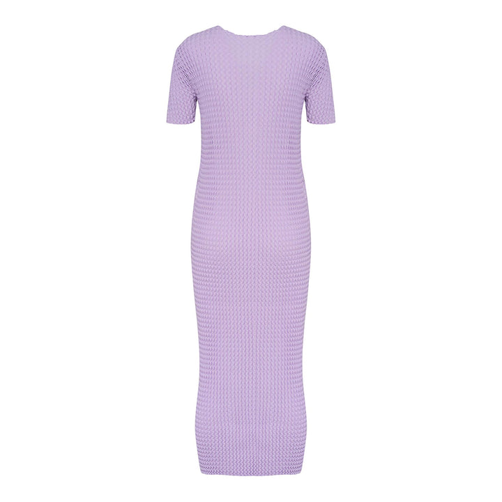 Club21 - ISSEY MIYAKE - Spongy-46 Knit Dress - KNIT DRESSES - Light Purple