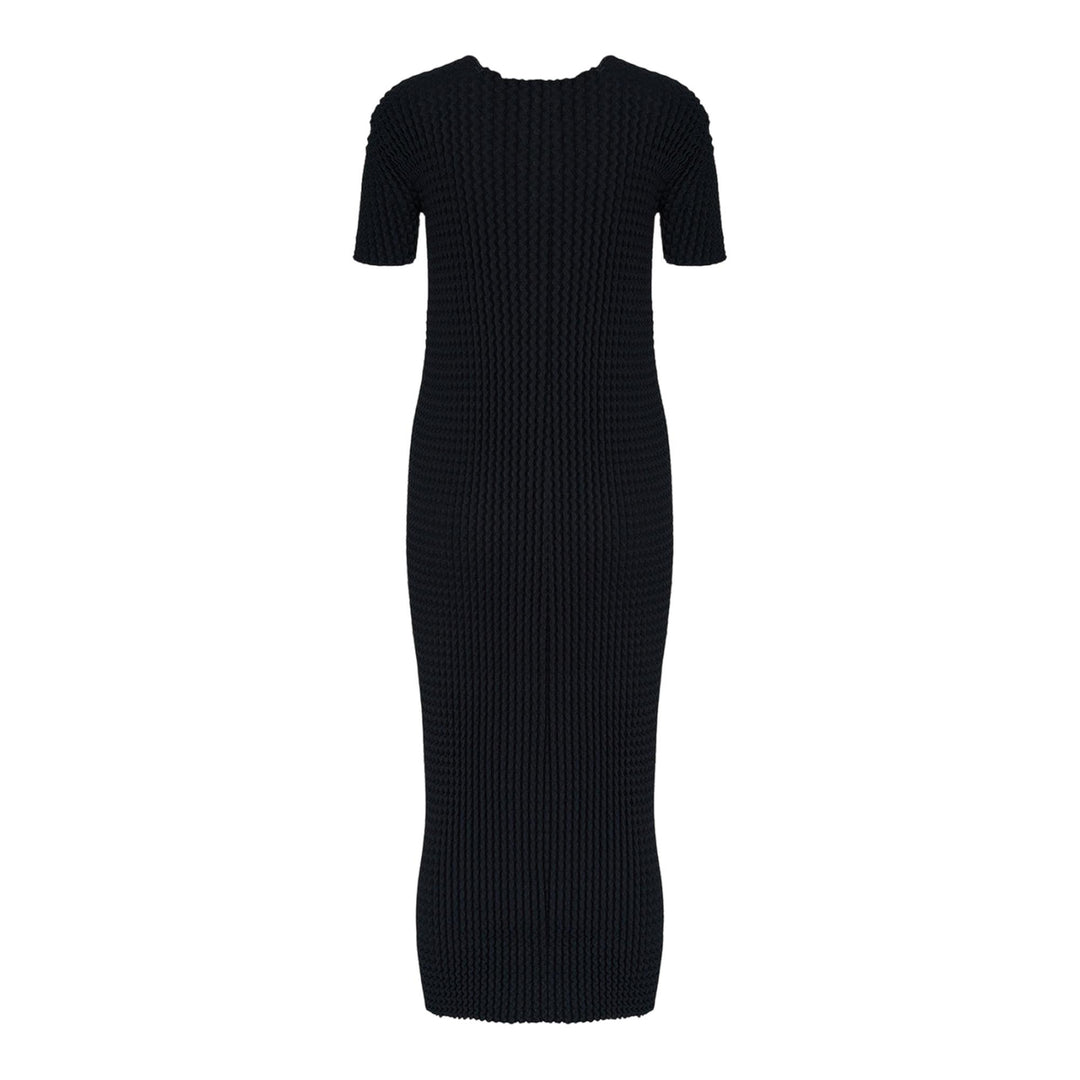 Club21 - ISSEY MIYAKE - Spongy Bk-46 Knit Dress - KNIT DRESSES - Black