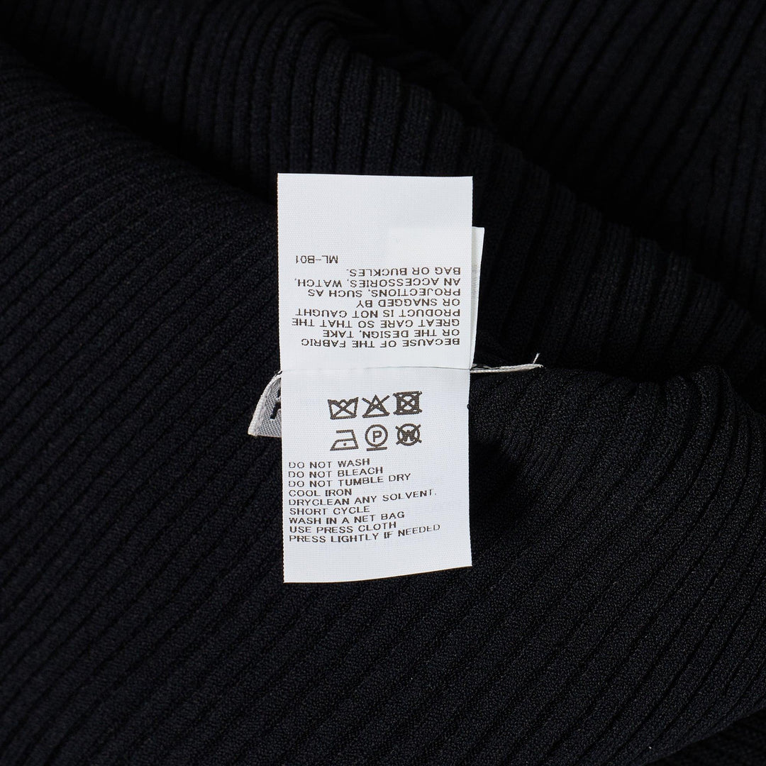 Club21 - ISSEY MIYAKE - Thin And Thick Knit Top - KNIT TOPS - Black