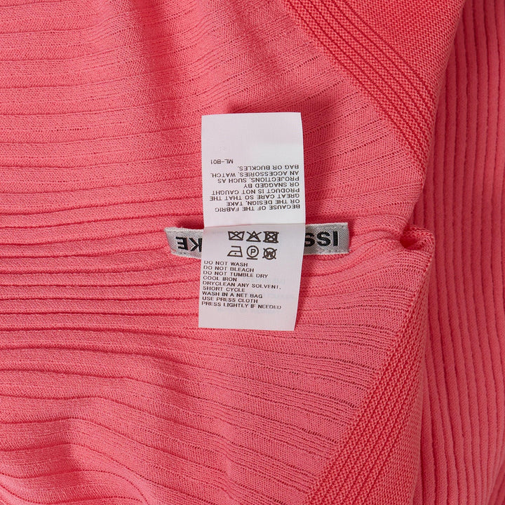 Club21 - ISSEY MIYAKE - Thin And Thick Knit Top - KNIT TOPS - Coral