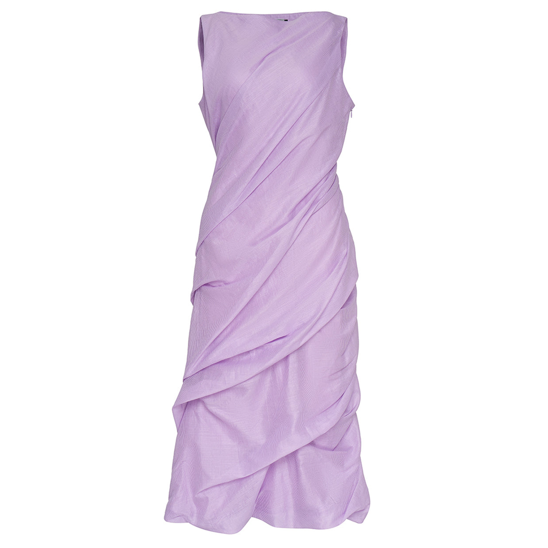 ISSEY_MIYAKE_Twining_Dress_Purple