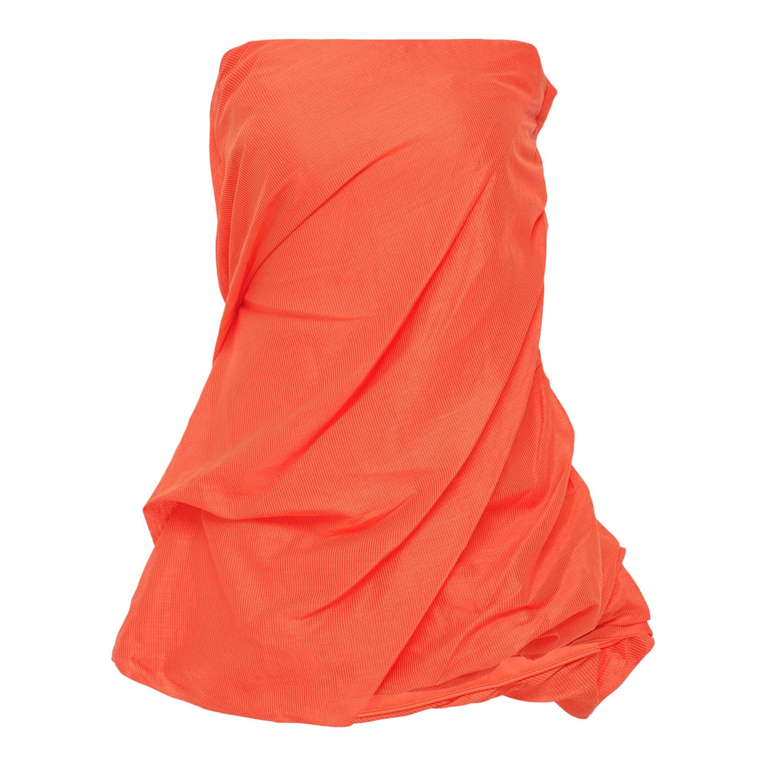 Club21 - ISSEY MIYAKE - Twining Woven Top - WOVEN TOPS - Orange
