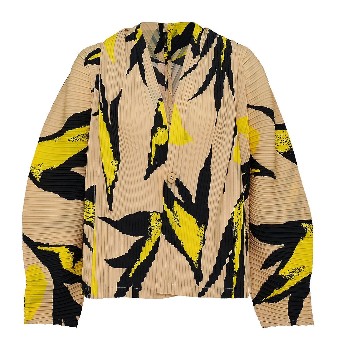 ISSEY_MIYAKE_Vigor_Pleats_Pleated_Cardigans_Beigehued
