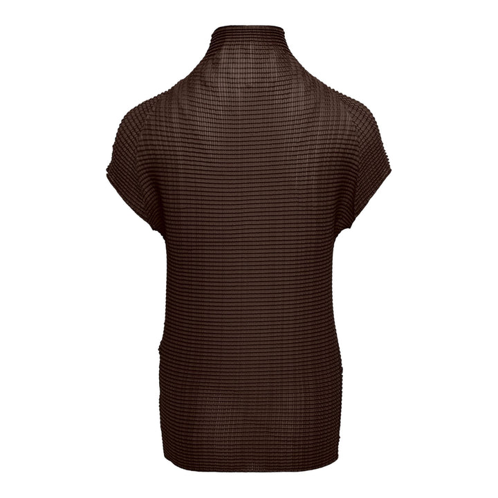 Club21 - ISSEY MIYAKE - Wooly Pleats-58 Pleated Top - PLEATED TOPS - Khaki