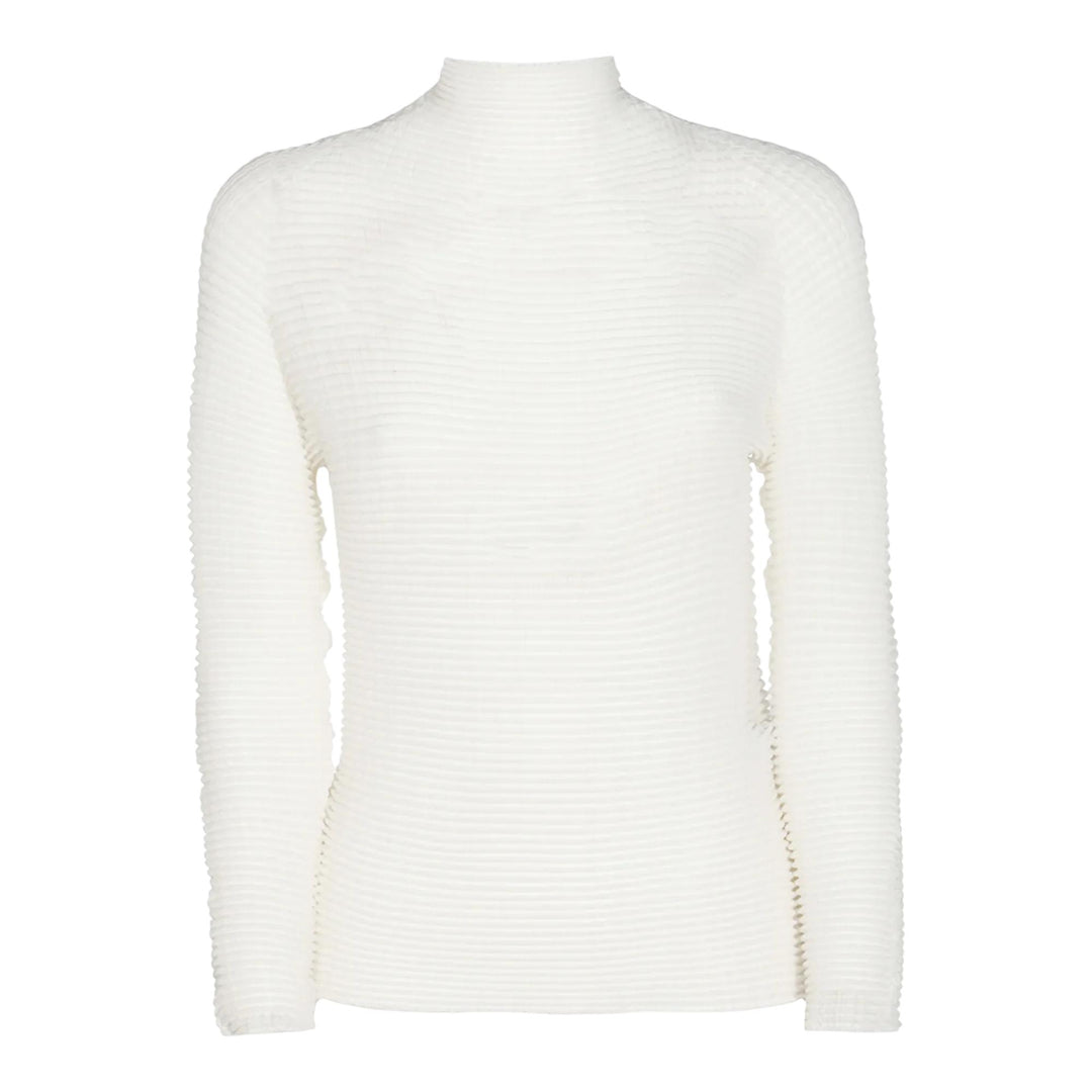Club21 - ISSEY MIYAKE - Wooly Pleats Top - PLEATED TOPS - White