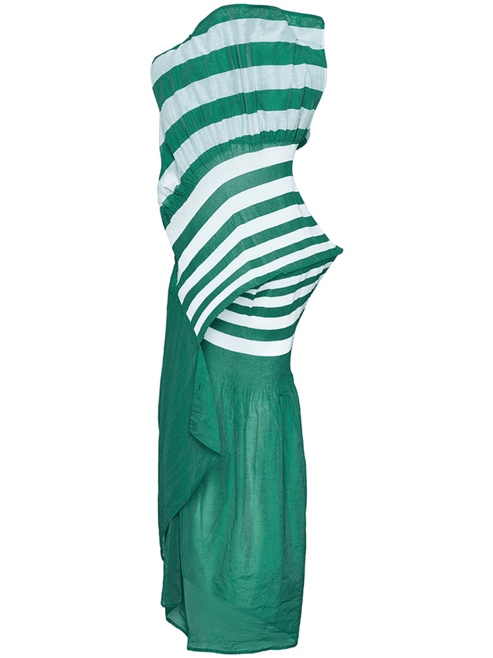 Issey-Miyake-Cassini-Dress-Green-Hued-1