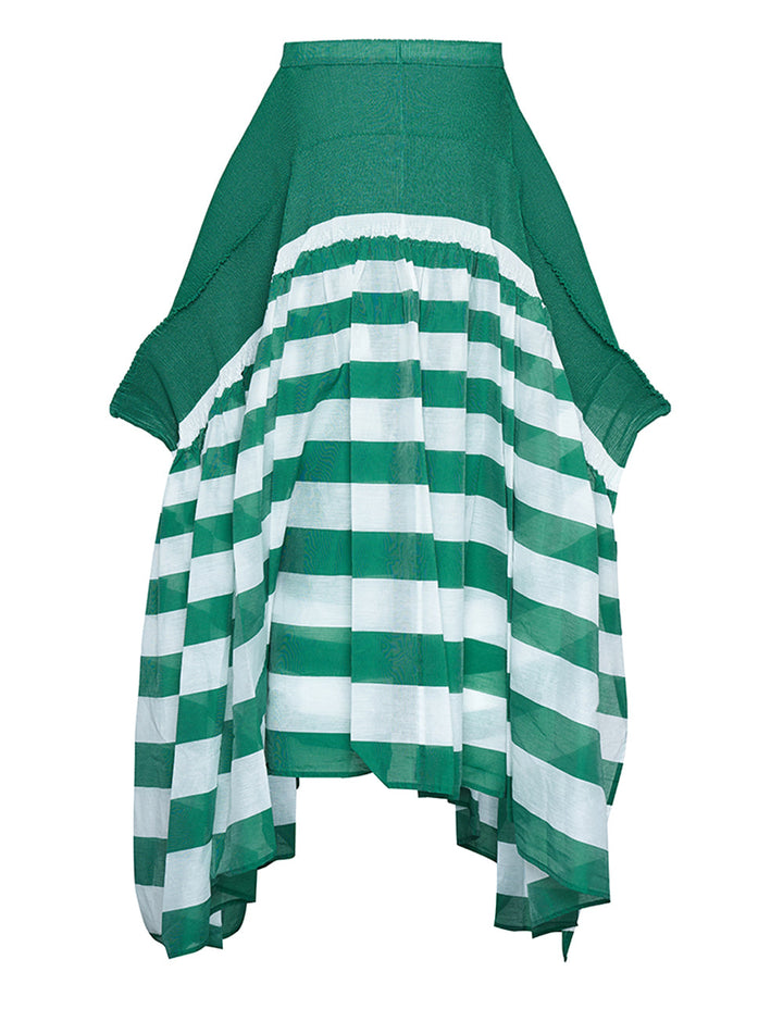 Issey Miyake Cassini Skirt Green Hued 2