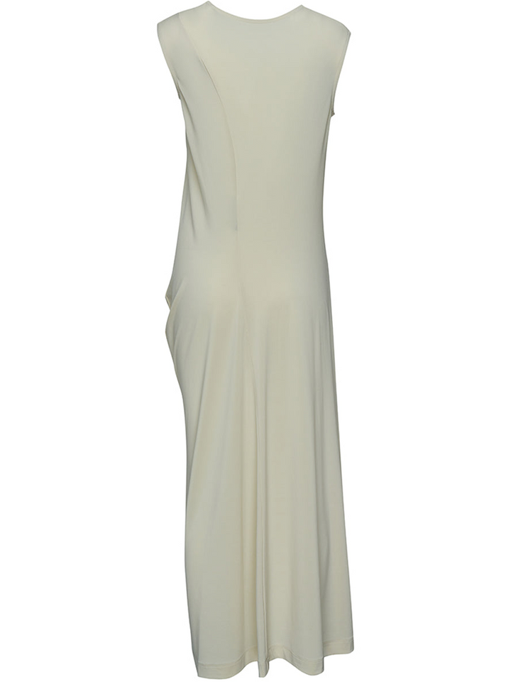 Issey Miyake Drape Jersey 36 Dress Ivory 2