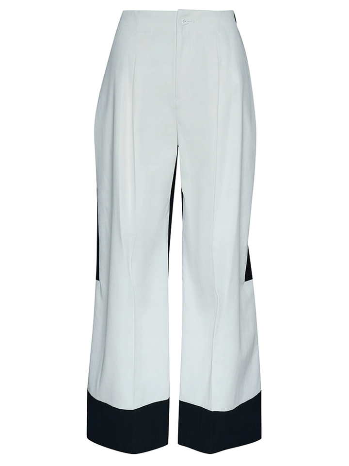 Issey Miyake Square One Pants Black White 1