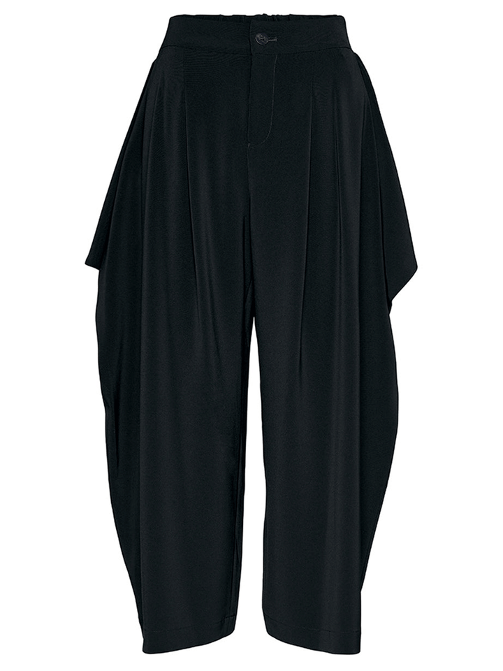 Issey Miyake Square One Solid Pants Black 1