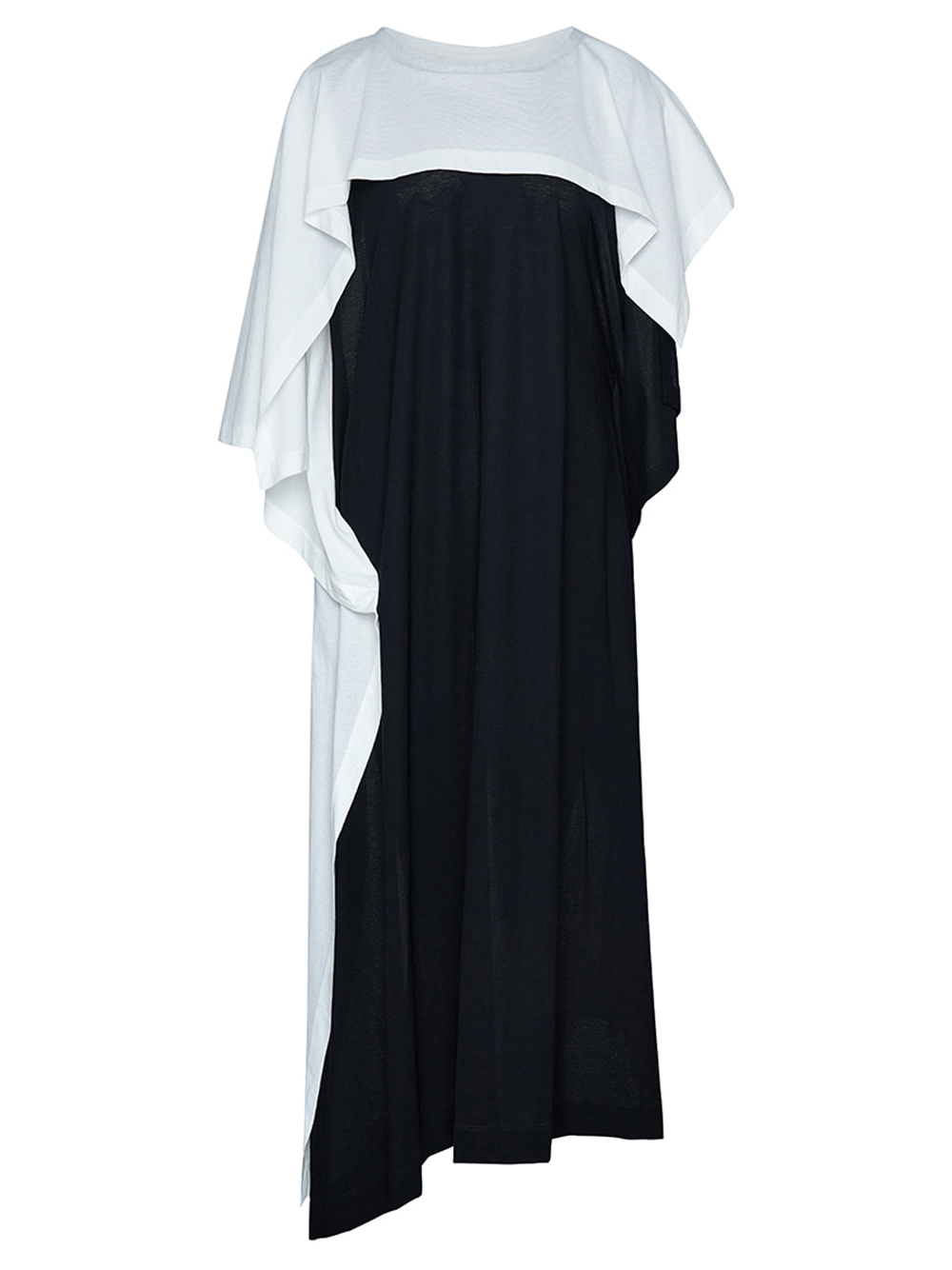 Issey Miyake Square One-T Dress Black White 1