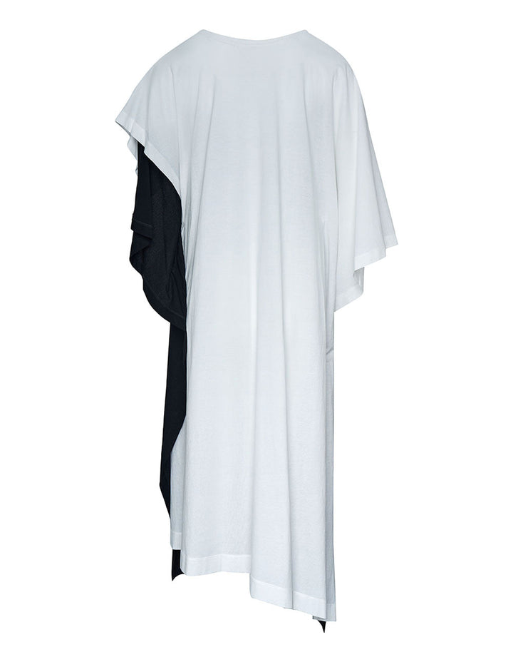 Issey Miyake Square One-T Dress Black White 2