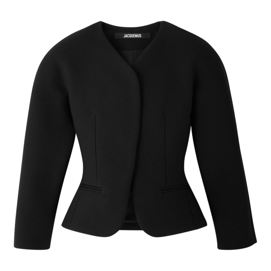 Club21 - JACQUEMUS - La Petite Veste Ovalo - JACKETS - Black
