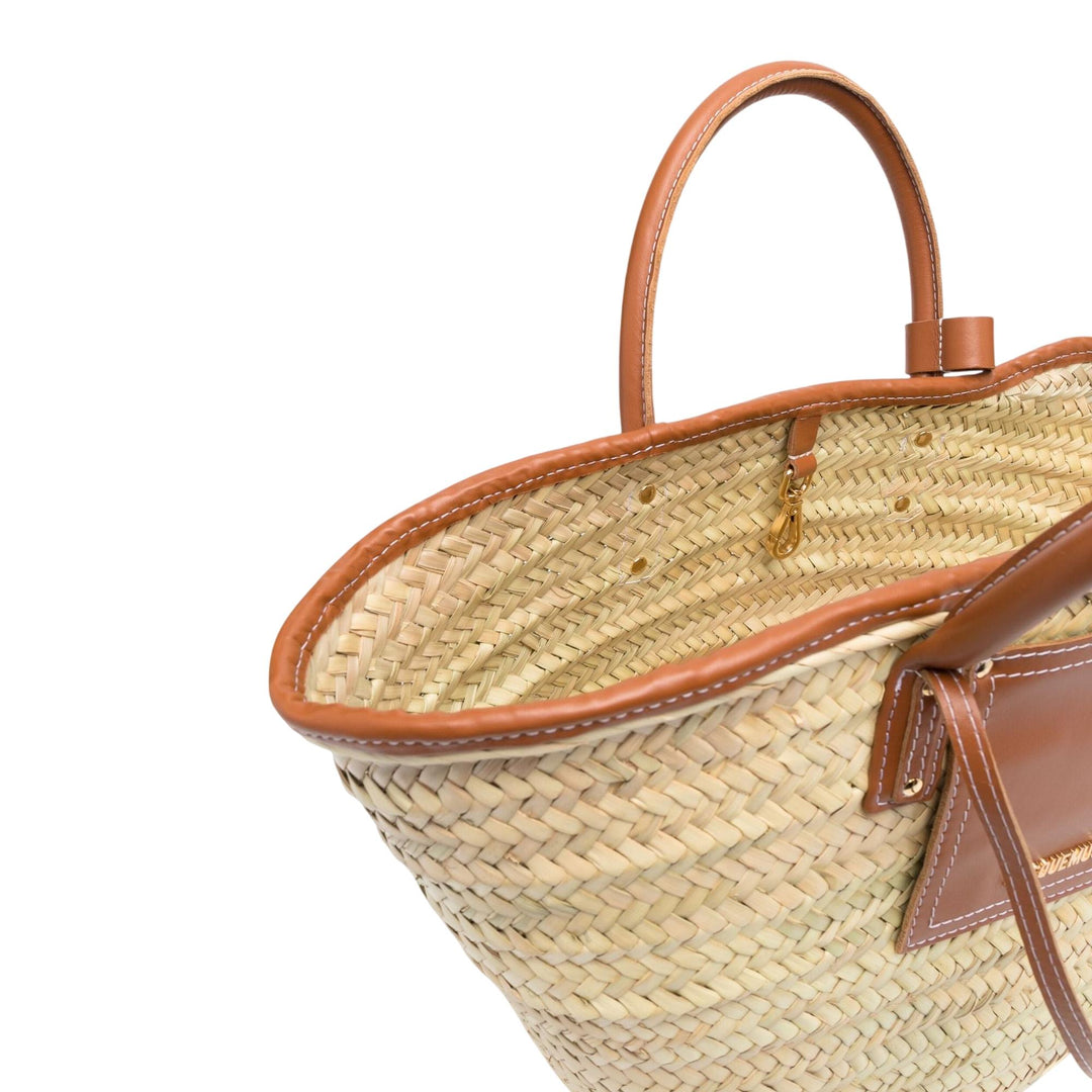 Club21 - JACQUEMUS - Le Panier Soli - HANDBAGS - Brown