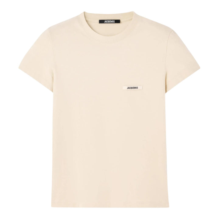 Club21 - JACQUEMUS - Le T-Shirt Gros Grain Manches Courtes - TEES - Beige