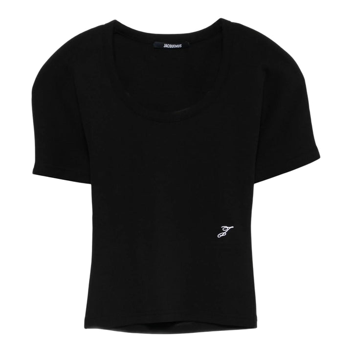 Club21 - JACQUEMUS - Le T-Shirt Gros Grain Manches Courtes - TEES - Black