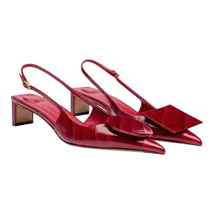 Club21 - JACQUEMUS - Les Slingbacks Duelo - HEELS - Dark Red