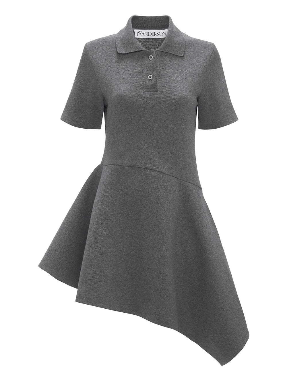 JW-Anderson-Asymmetric-Polo-Dress-Grey-1