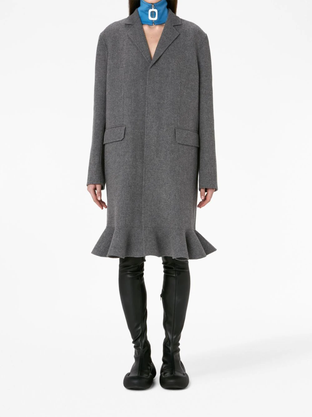 JW-Anderson-Ruffled-Hem-Coat-Grey-2