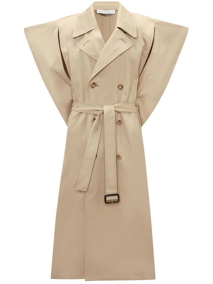 JW-Anderson-Sleeveless-Kite-Trench-Coat-Brown-1